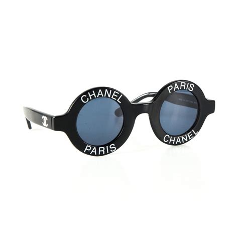 chanel round sunglasses vintage|chanel round sunglasses price.